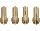 4 Spannzangen für d= 0,3 – 3,2 mm