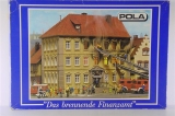 Pola HO Brenendes Finanzamt mit Rauchgenerator u.Flackerlicht