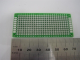 Experimentier Platine 30 x 70 mm (Lochraster 2,54 mm)