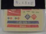 Weinert 4380 Beschriftungsatz "Afri-Cola" / "Bluna"