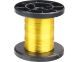 Kupferlackdraht, gelb, d= 0,15mm, 100 m