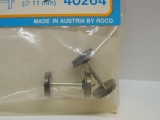 Roco HO 40264 DC RP-25-Radsatz einseitig isoliert 11 mm 2 Stück