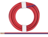 2-adriges Standart-Kabel 0,14 mm² rot-blau