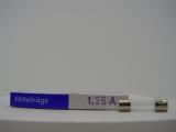 Feinsicherung 5x20mm 1,25 A mittelträge