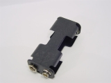 Batterie-Halter 2 x AA Seiteneinschub mit Klipp