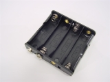 Batterie-Halter 4 x AA paralell mit Klipp