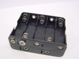 Batterie-Halter 10 x AA Block mit Klipp