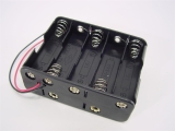 Batterie-Halter 10 x AA Block mit Kabel
