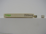 Feinsicherung 5x20mm 250 mA träge