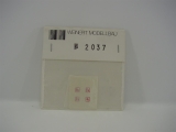 Weinert 2037 Schiebebilder „Ru“-Zeichen