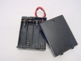 Batterie-Box 4 x AAA mit Schalter und Kabel