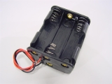 Batterie-Halter 6 x AA Block mit Kabel