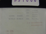 Weinert 91008 Schiebebildersatz BR 64 genietet