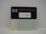 Weinert 9151 Schiebebildersatz BR 03.10 DB