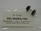 miniTrix 56 6685 00 Radsatz einseitig isoliert