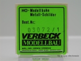 Verbeck H0 Loknummer 03 072 MS