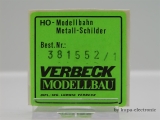 Verbeck H0 Loknummer 38 1552 MS