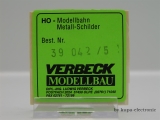 Verbeck H0 Loknummer 39 042 NS
