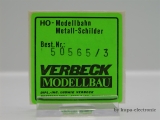Verbeck H0 Loknummer 50 565 NS