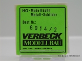 Verbeck H0 Direktionsschild "Rbd Köln" NS
