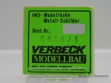 Verbeck H0 Direktionsschild "Rbd Mainz" MS