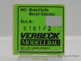 Verbeck H0 BW-Schild "Osnabrück Rbf" NS