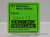 Verbeck H0 BW-Schild "Magdeburg Buckau" MS