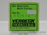 Verbeck H0 BW-Schild "Straubingen" NS