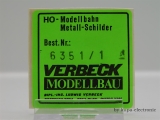 Verbeck H0 BW-Schild "Wt.Langerfeld" MS
