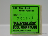 Verbeck H0 BW-Schild "Freilassingen" MS