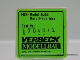 Verbeck H0 BW-Schild "Hagen Eck" NS