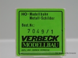 Verbeck H0 BW-Schild "Hagen Gbf" MS