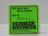 Verbeck H0 BW-Schild "Hamm" MS