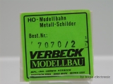 Verbeck H0 BW-Schild "Hamm" NS