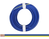3-adriges Standart-Kabel 0,14 mm² blau-blau-gelb