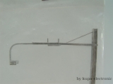 Sommerfeld H0 381 Streckenmast mit Zugausleger