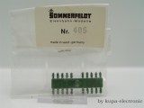 Sommerfeld N 405 Rillen-Isolator, grün (20 Stk)