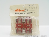 Liliput H0 47878 Vor- und Nachläufer komplett BR 78 rot