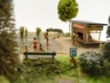 Diorama "Baden im Teich"