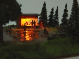 Diorama "Baden im Teich"