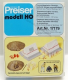 Preiser 17179 Fernmeldearbeiter, Bauzelt und Zubehör