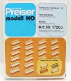 Preiser 17200 Parkbänke