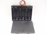 Batterie-Box 6 x AA mit Schalter und Kabel