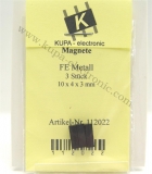 Magnete FE Metall 10 x 4 x 3 mm