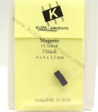 Magnete FE Metall 4 x 4 x 3,5 mm