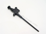 Hirschmann Klemmprüfspitze 4 mm schwarz