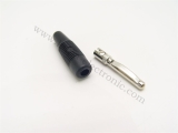 Hirschmann Vollkontaktstecker 4 mm, Schraubanschluss, schwarz
