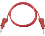 D2110 Silikon Messleitung 1 m, rot Bananenstecker 4mm