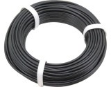 D2501 PVC Messleitung je 1 m, schwarz (0,75mm²)