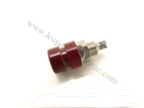 Hirschmann Einbaubuchse 4 mm Lötanschluss braun